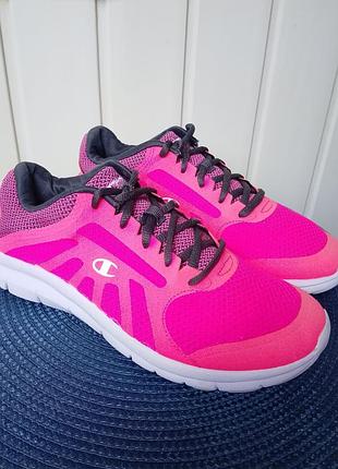 Жіночі кросівки champion low cut shoe alpha, р38, 24см, оригінал, яскраво-рожевий