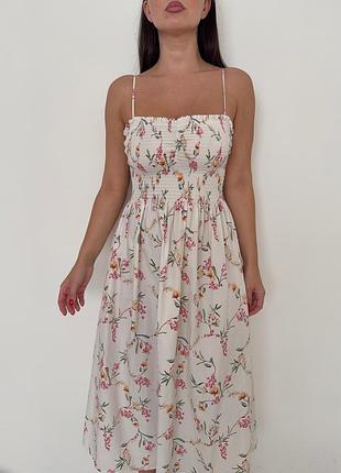 Бавовняний сарафан h&m 4