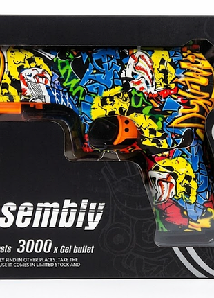 Дитячий гелевий бластер diy-assembly gel bullet gun 786 іграшковий пістолет, що стріляє м'якими гідрогелевими кульками