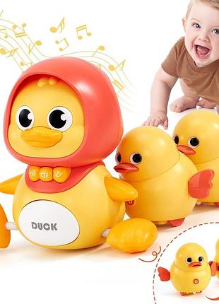 Музыкальная игрушка мама утка hahaland musical mama duck toy интерактивная игрушка утка-мама с утятами