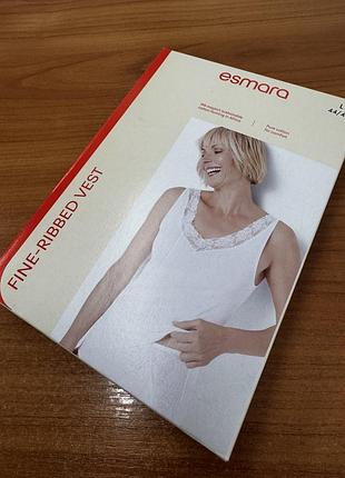 Бельевая майка с кружевом esmara 6