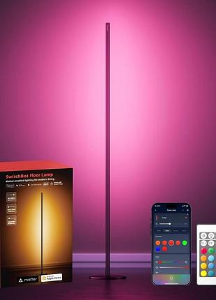 Напольная led-лампа switchbot floor lamp w1702100 светодиодный торшер для пола с синхронизацией музыки