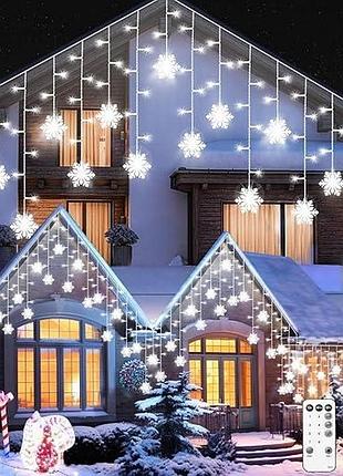 Світлодіодна гірлянда-сосульки 10,7 м 240 led ulightown oy-led-ic131-240 гірлянда з регулюванням яскравості