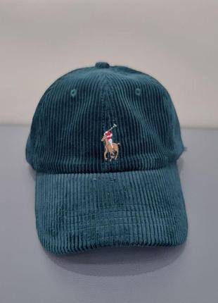Вельветова кепка бейсболка polo ralph lauren оригінал