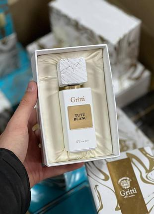 Духи парфюма gritti tutu blanc. гретти тут бланк 100 мл нишевые духи унисекс парфюма имталии стойкий сладкий парфюм