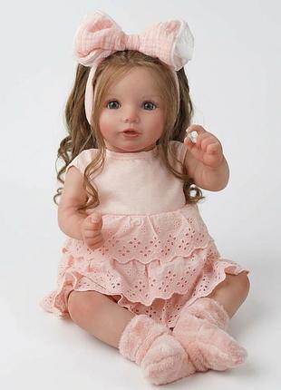 Лялька реборн 50 см reborn baby doll реалістична лялька реборн для дітей з аксесуарами
