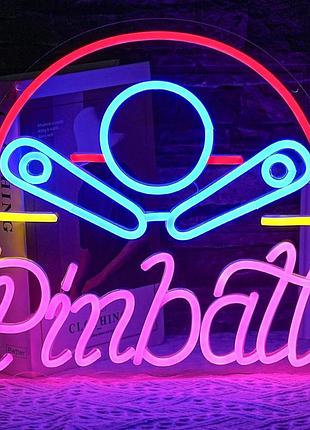 Неоновая вывеска 37х33см lmsignly usb-powered neon led wall light "pinbatl" настенный светильник