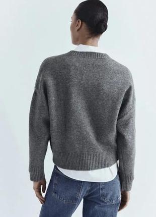Джемпер оверсайз zara 3