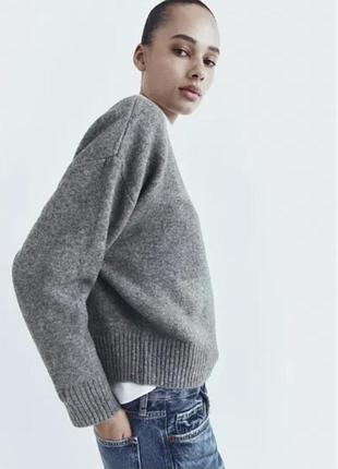 Джемпер оверсайз zara 2