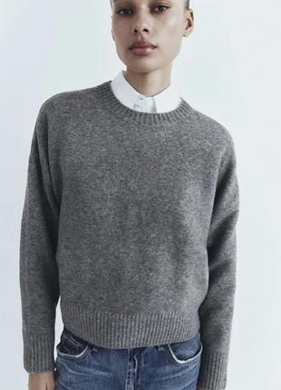 Джемпер оверсайз zara