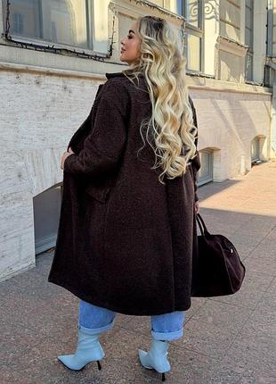 Теплое женское универсальное пальто 3