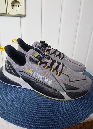 Серые мужские кроссовки baas run 9000l, р40-41, 26см