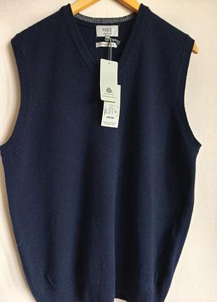 Вовняний жилет marks &amp; spencer 3