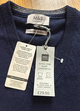 Вовняний жилет marks &amp; spencer 4