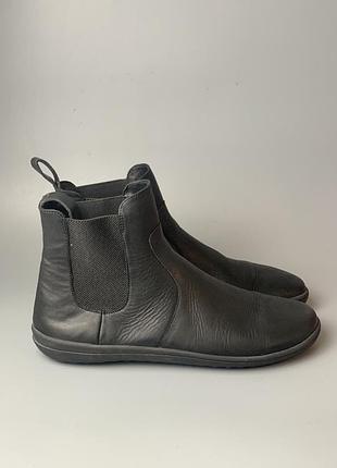 Черевики чоловічі vivobarefoot челсі чорні шкіряні