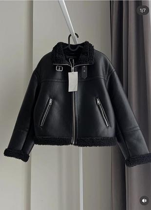Дублянка дубльонка шуба шубка zara