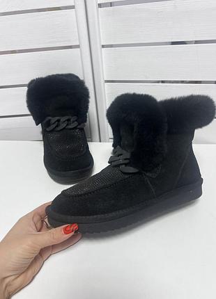 Замш черевики угі 2