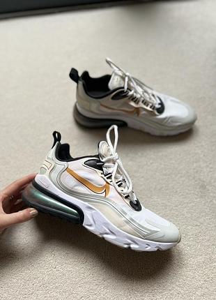 Кросівки жіночі nike air max 270 react білі, розмір 38.5