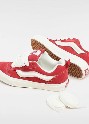 Кеди чоловічі vans knu skool червоні