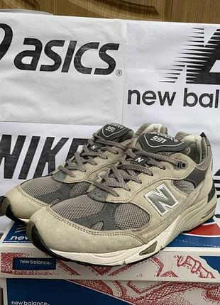 Кросівки new balance 991 made uk для тренувань замшеві шкіряні
