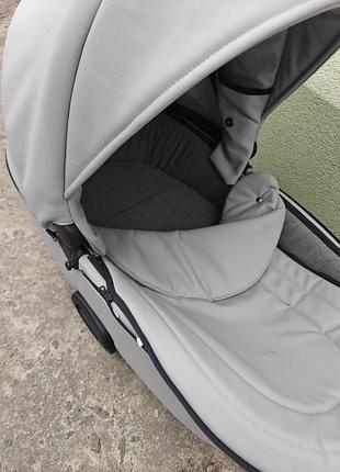 Коляска junama space eco new 01 light grey 2в1 3