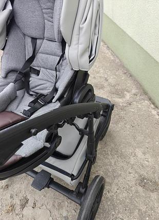 Коляска junama space eco new 01 light grey 2в1 7