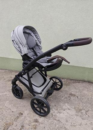 Коляска junama space eco new 01 light grey 2в1 2