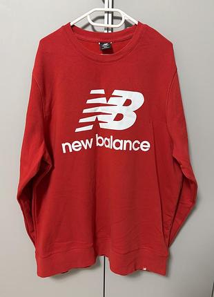 Чоловічій світшот з двонитки new balance оригінал, розмір 2xl