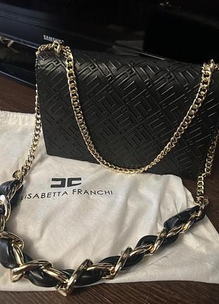Жіноча сумка elisabetta franchi чорна
