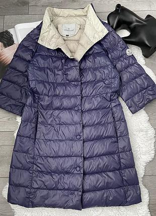 Moncler  — тонкий  демисезонний пуховик на натуральному качиному пуху 90%, демісезонний, розмір m