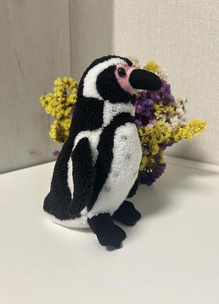 Реалістична м'яка іграшка пінгвін африканський ark toys premier collection