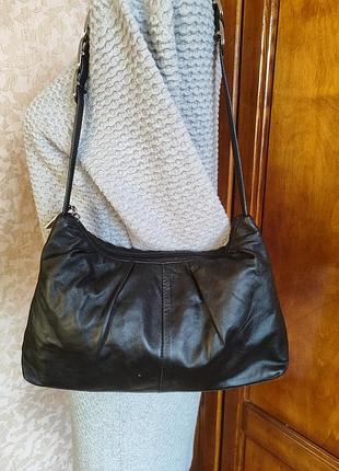 Женская кожаная сумка хобо на плечо d&amp;p new fashion (натуральная кожа)