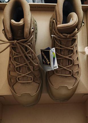 Черевики чоловічі трекінгові salomon quest prime forces gtx койот