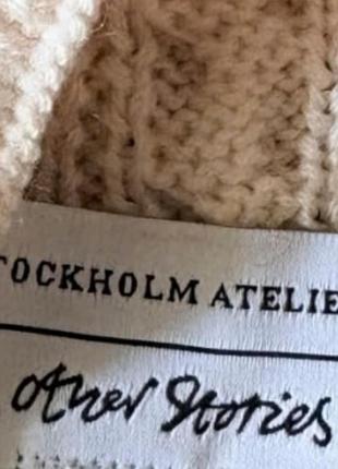 Свитер из мериносовой шерсти с высоким воротником 10