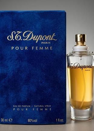 Женский парфюм s.t. dupont pour femme (eau de parfum).  
батч-код / номер партии: 150019. производитель inter parfums / parfums s.t. dupont, paris, из