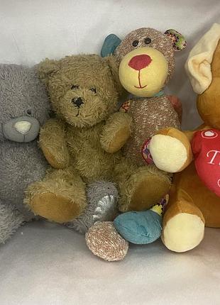 Ведмедики 4 шт мʼякі teddy