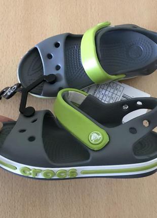 Crocs c9 c10 c11 детские сандали босоножки для мальчика3 фото