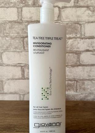 Оригінал! стимулювальний кондиціонер giovanni eco chic technology invigorating conditioner, 1000 мл, сша