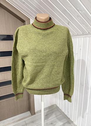 Вінтажний вовняний светр lyle & scott (100% shetland wool) шотландія