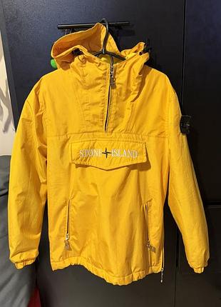 Куртка для підлітків stone island жовта 146-152 см