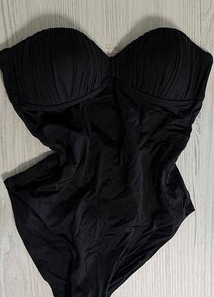 Купальник жіночий суцільний h&m чорний