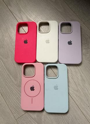 Чохол apple для iphone 16 pro силіконовий