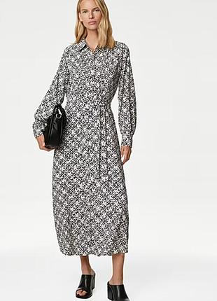 Платье-рубашка marks &amp; spencer 14 размер