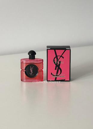 Ysl yves saint laurent black opium eau de parfum pink glaze 7.5 ml мініатюра парфум парфуми жіночі духи