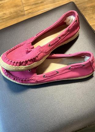 🌸 ugg chivon 1004111 — жіночі рожеві мокасини / лофери, розмір 39 (us 8)