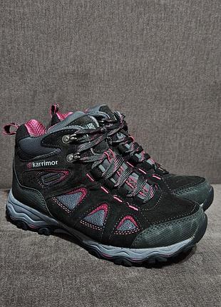 Жіночі походні (трекінгові) черевики karrimor mount mid у кольорі black/pink
