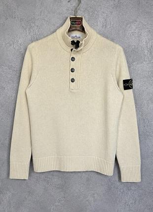 Оригинальный свитер из шерсти от stone island