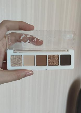 Тіні для повік catrice mini eyeshadow palette 5 in a box 010