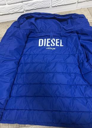 Куртка чоловіча diesel тепла синя 5