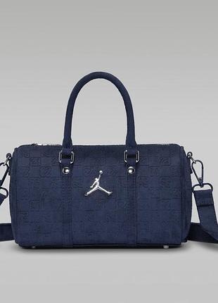Сумка жіноча jordan синя замшева